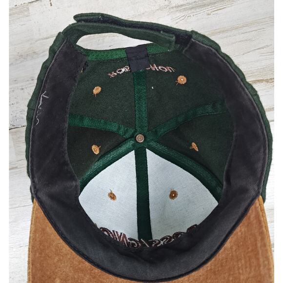 ROSSIGNOL Hook & Loop Strapback Hat Multicolor One Size Adjustable Suede Bill - Picture 6 of 6